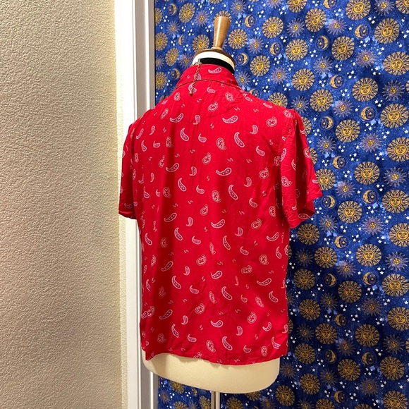 🌈 Amazing Vintage mini Paisley top - Picture 6 of 11